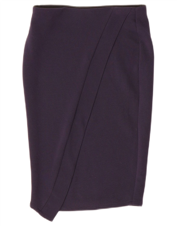Saia lápis feminina Zara pequena W26 azul marinho