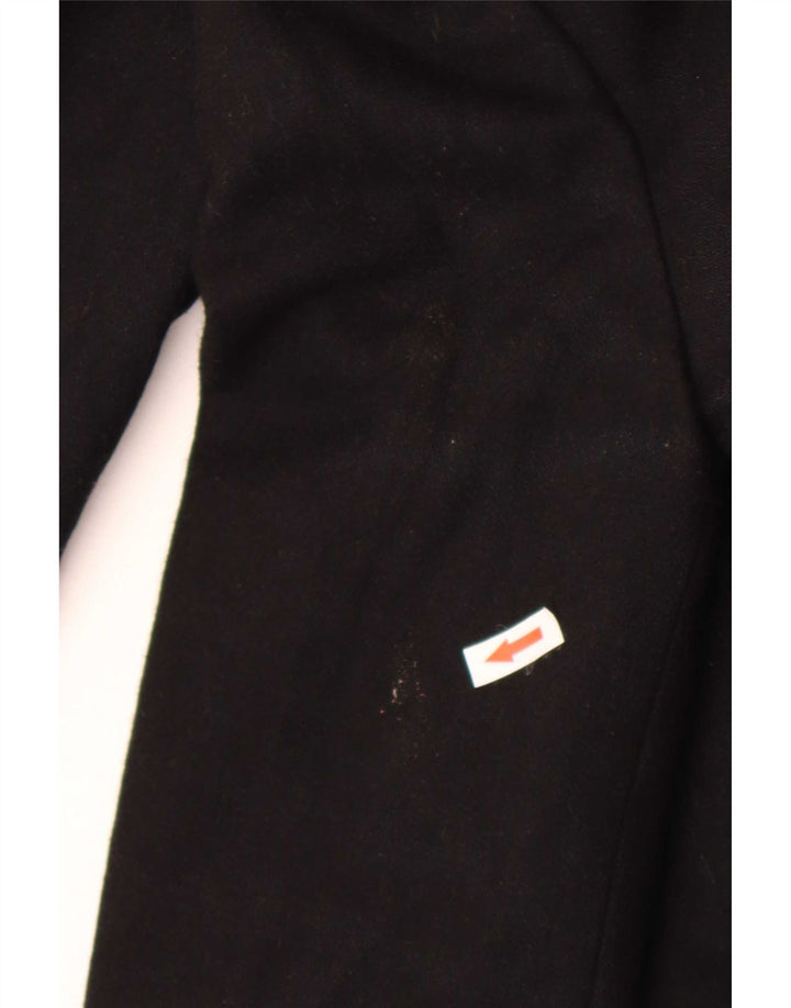 Sobretudo feminino Topshop UK 8 pequeno lã preta