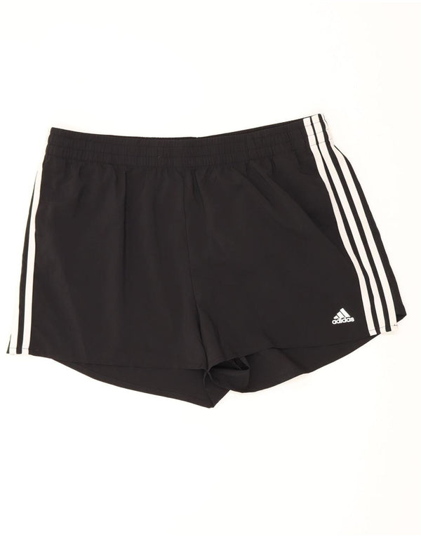 Shorts esportivos Aeroready feminino Adidas UK 20/22 XL preto poliéster