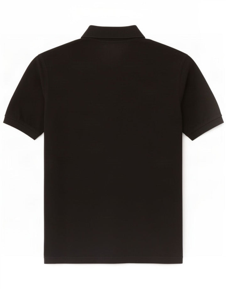 Camisa polo masculina Kappa grande algodão preto