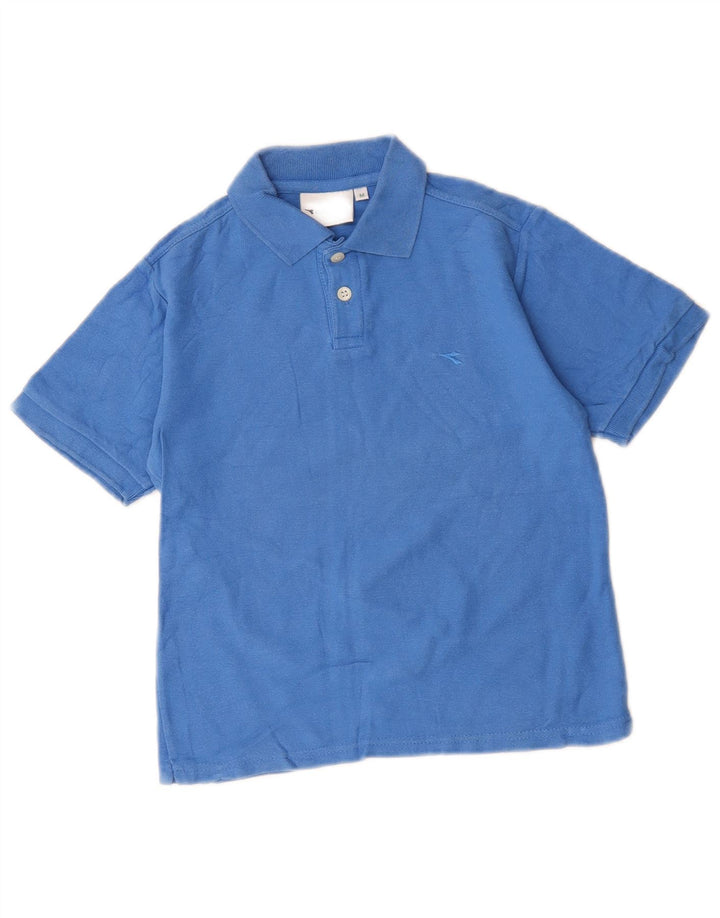 Camisa polo masculina DIADORA 7-8 anos algodão azul médio