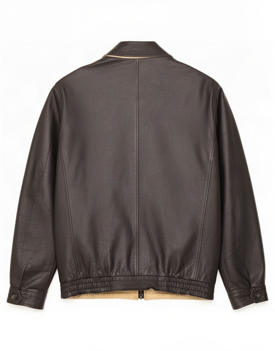 Jaqueta de couro masculina Vagrant IT 52 XL preta
