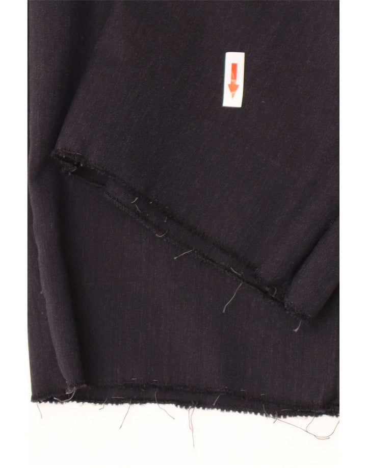 Calça masculina Trussardi de terno reto IT 48 médio W32 L34 azul marinho