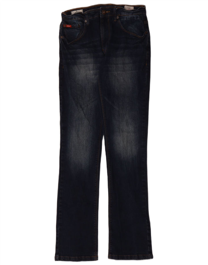 Lee Womens Cooper Slim Bootcut Jeans W30 L33 Azul Marinho Algodão