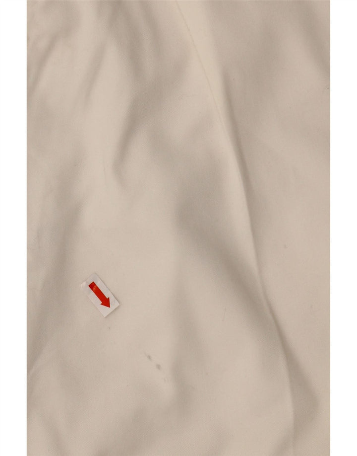 ADIDAS Mens Chino Shorts W36 Grande Poliéster Branco