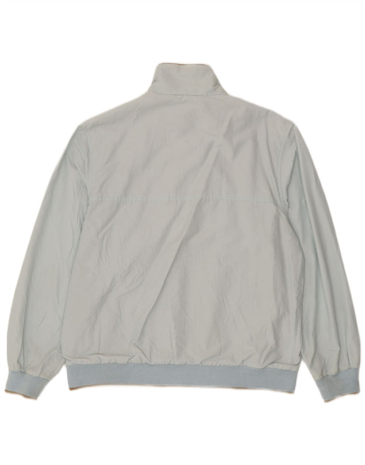 Geox Mens Respira Bomber Jacket UK 40 Grande Algodão Azul