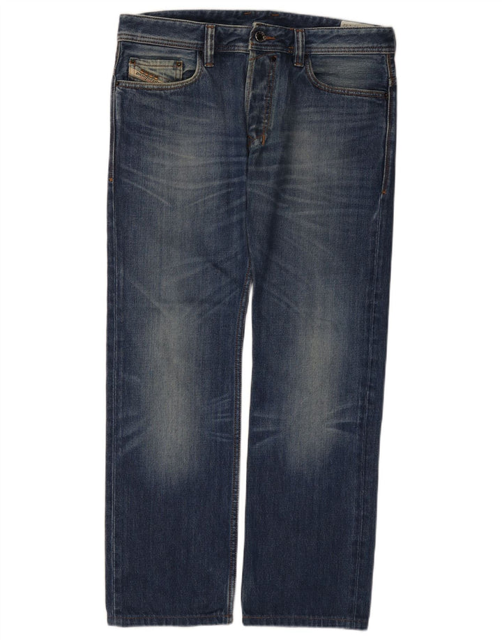 Diesel Masculino Safado Straight Jeans W31 L29 Azul Algodão