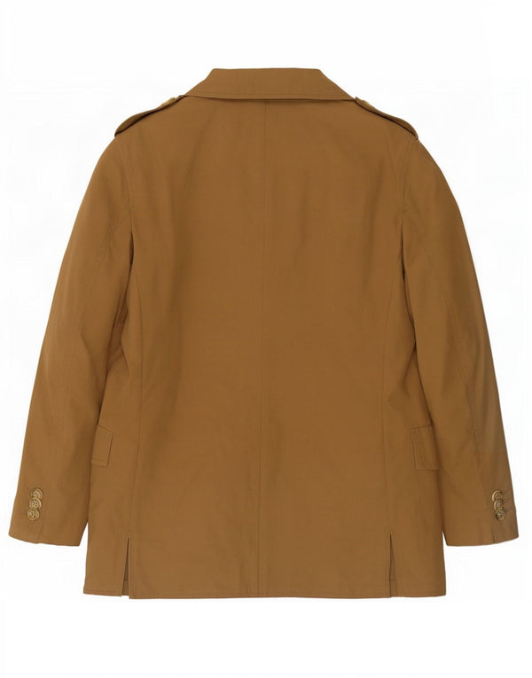 Jaqueta blazer feminina Byblos militar com peito duplo IT 46 grande bege
