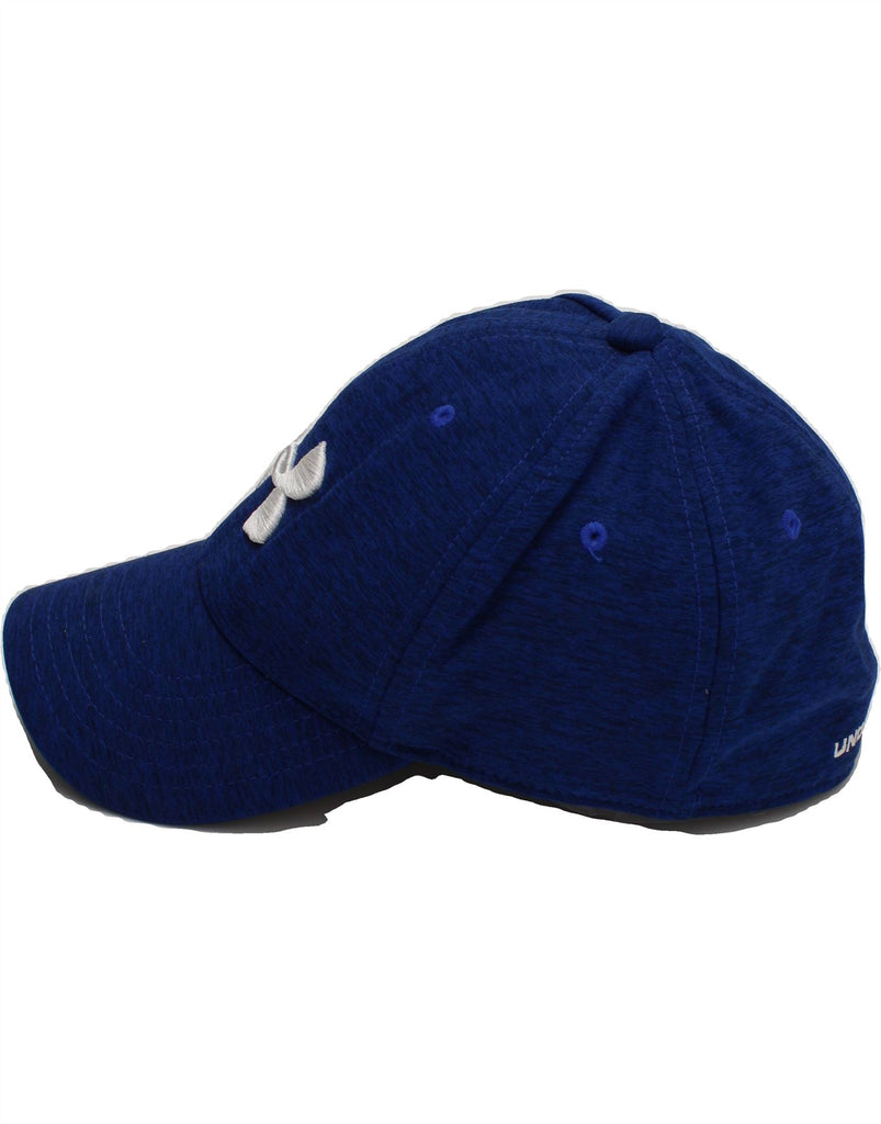 UNDER ARMOUR Boys Baseball Cap 7-8 Years Small Navy Blue Flecked Sports Vintage Under Armour and Second-Hand Under Armour from Messina Hembry 