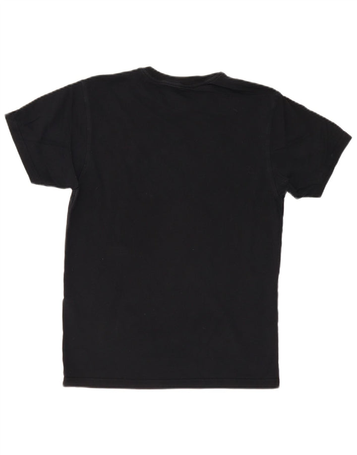 Camiseta masculina VANS Classic Fit gráfica top pequeno algodão preto