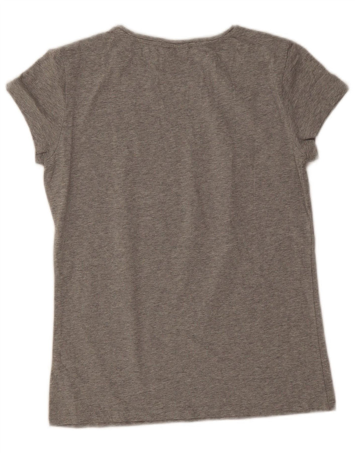 Camiseta feminina Massimo Dutti UK 12 cinza médio