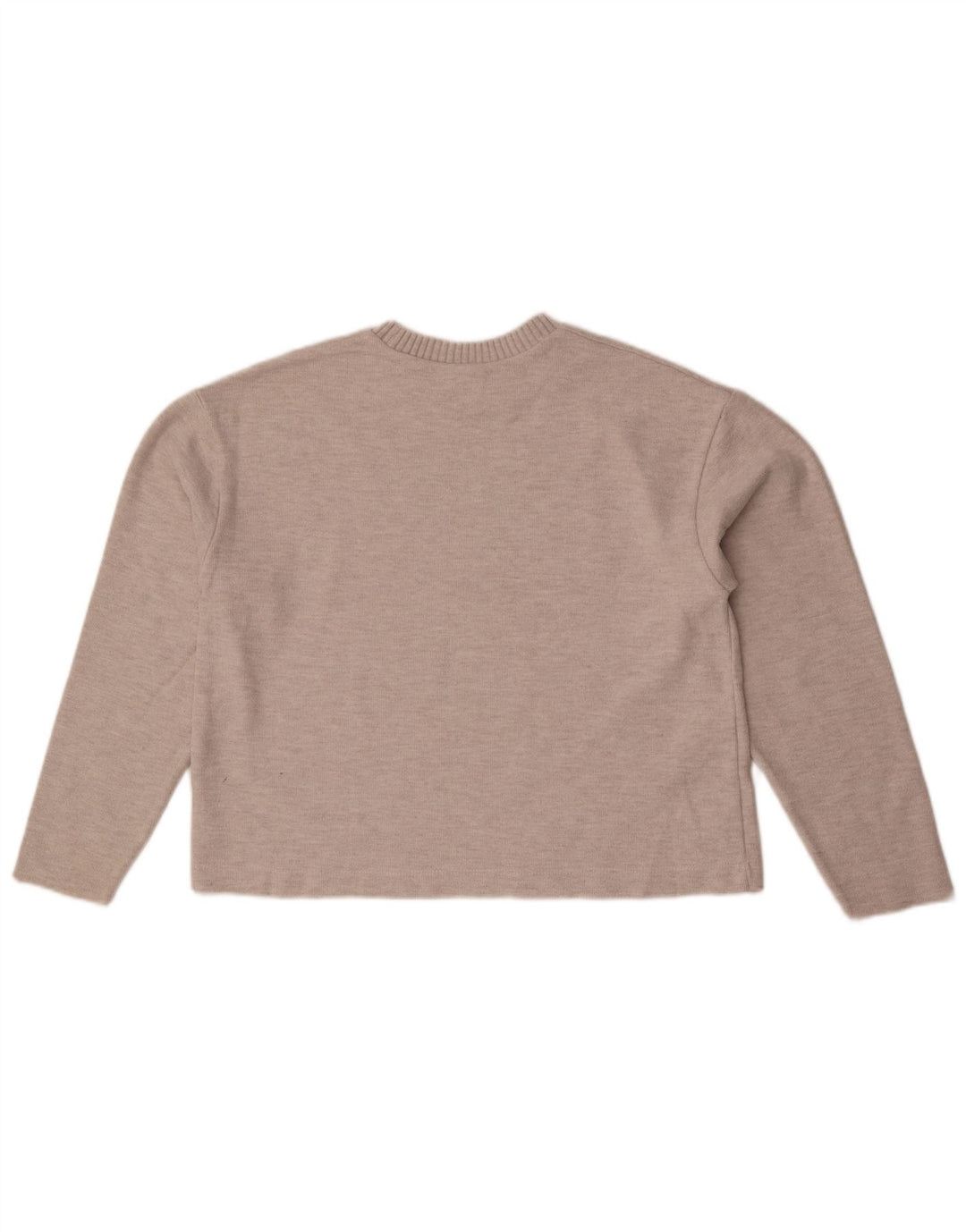 Blusa feminina Zara Top UK 14 Médio Bege