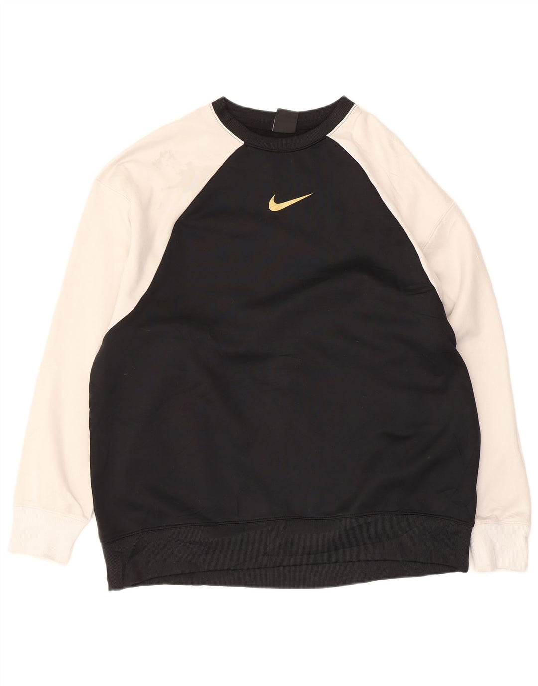 Moletom Nike Masculino Dri Fit Jumper Grande Preto Colorblock Poliéster