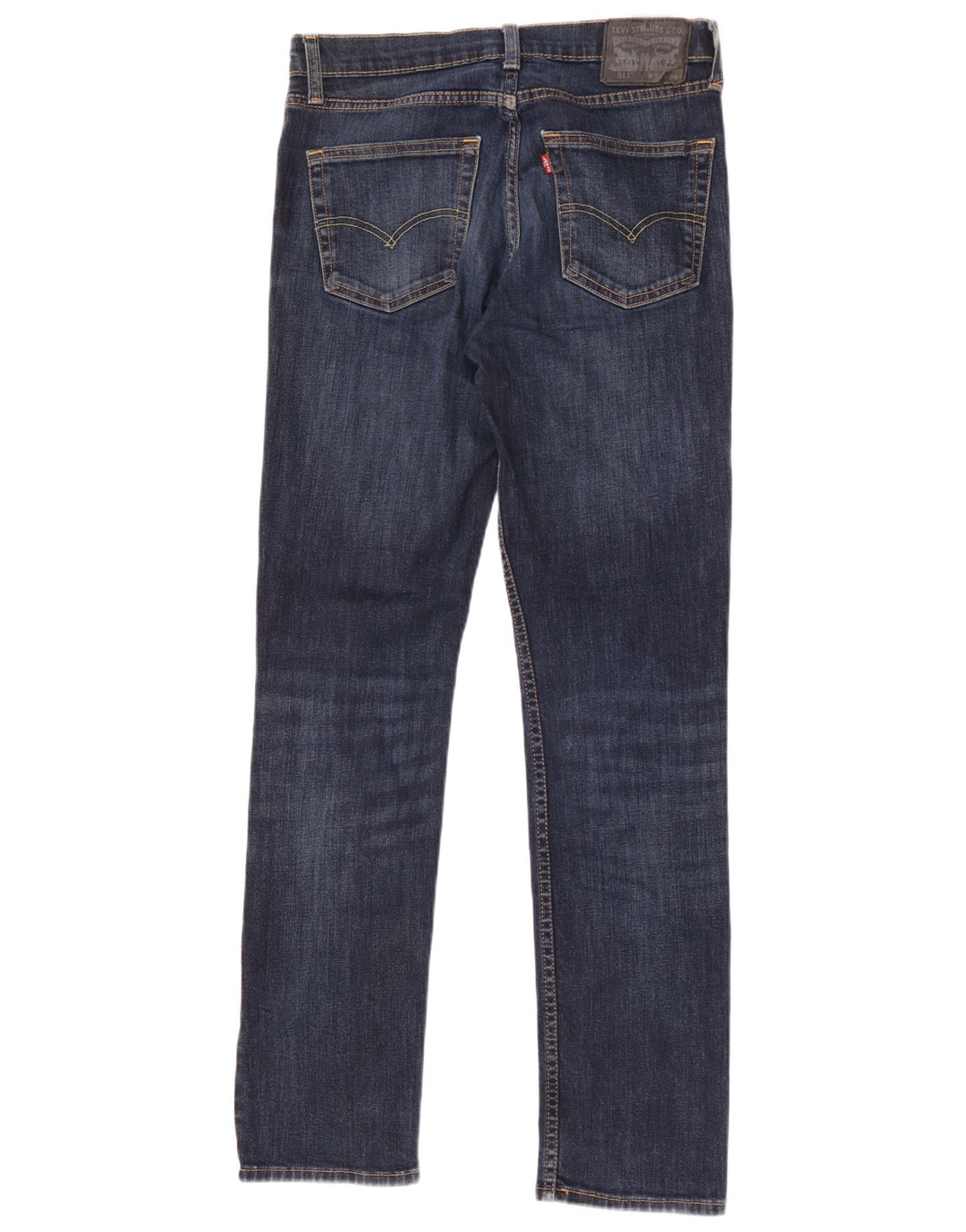 Levi's Masculino 511 Slim Jeans SLIW32 L34 Azul Algodão