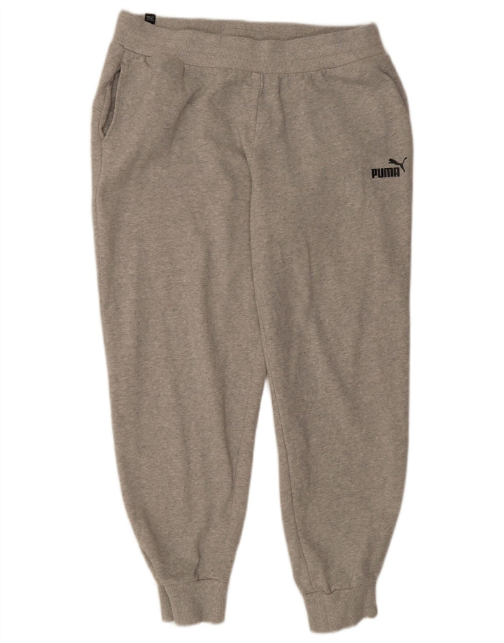 Calça de treino masculina PUMA Joggers XL cinza algodão