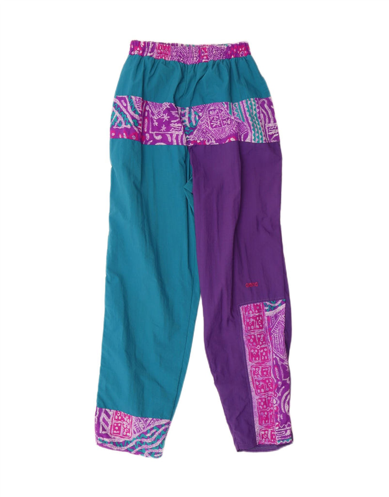 ARENA Womens Tracksuit Trousers IT 38 XS Multicoloured Colourblock Vintage Arena and Second-Hand Arena from Messina Hembry 