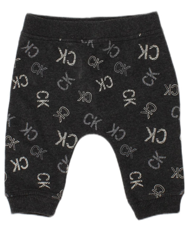 CALVIN KLEIN Baby Boys Graphic Joggers Calça de treino 3-6 meses Cinza