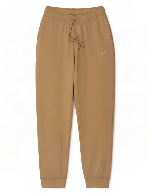 Calça de treino feminina Nike Joggers UK 8 pequeno algodão bege