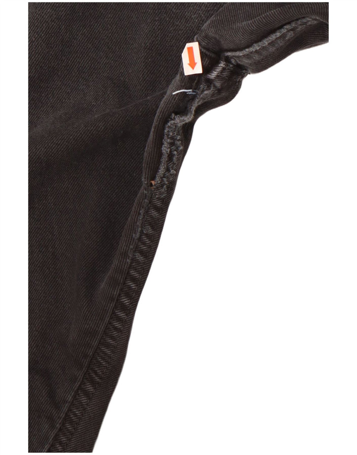 Calça jeans masculina Levi's 501 Distressed Straight W36 L26 preta