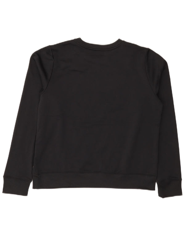 Under Armour feminino gráfico moletom jumper UK 16 grande preto