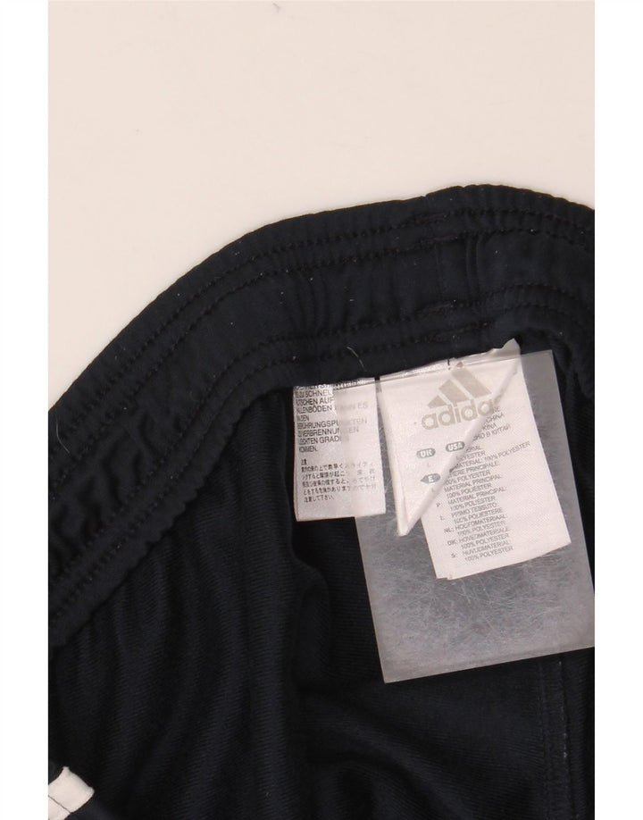 Calças de treino masculinas ADIDAS grandes poliéster azul marinho