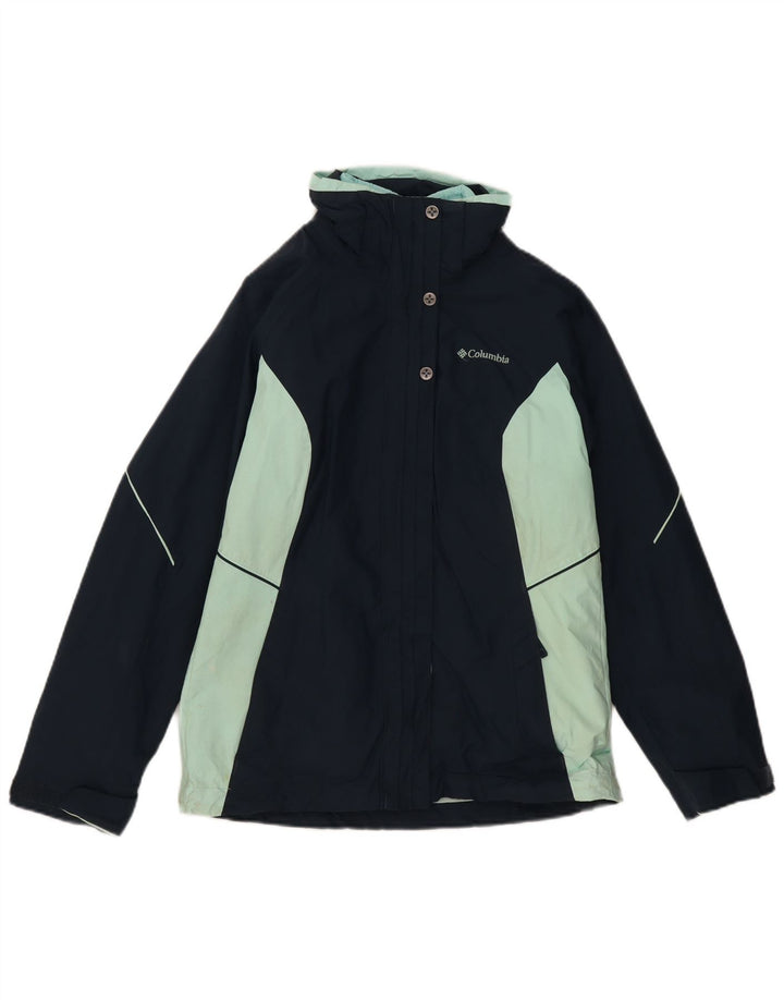 Jaqueta corta-vento feminina Columbia Bugaboo UK 10 pequena azul marinho
