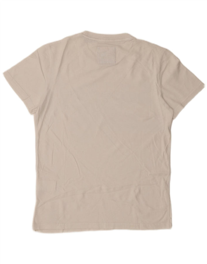 Camiseta masculina gráfica SUPERDRY grande algodão branco