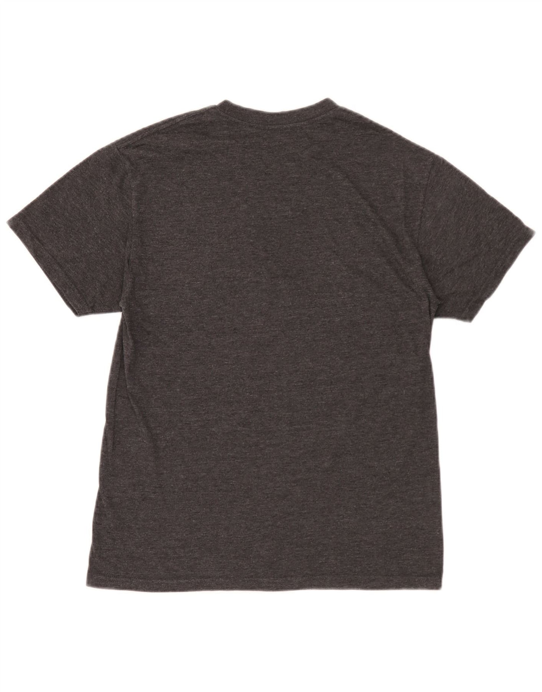 Camiseta masculina gráfica Volcom, camiseta pequena de algodão manchado cinza
