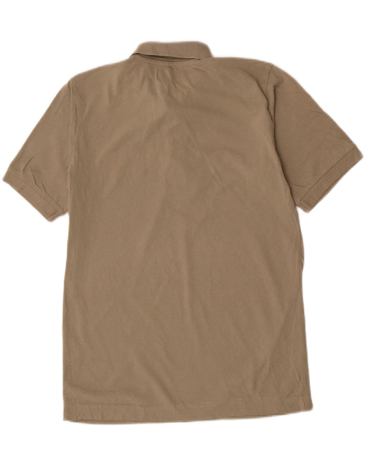 Camisa polo masculina Kappa pequena algodão bege