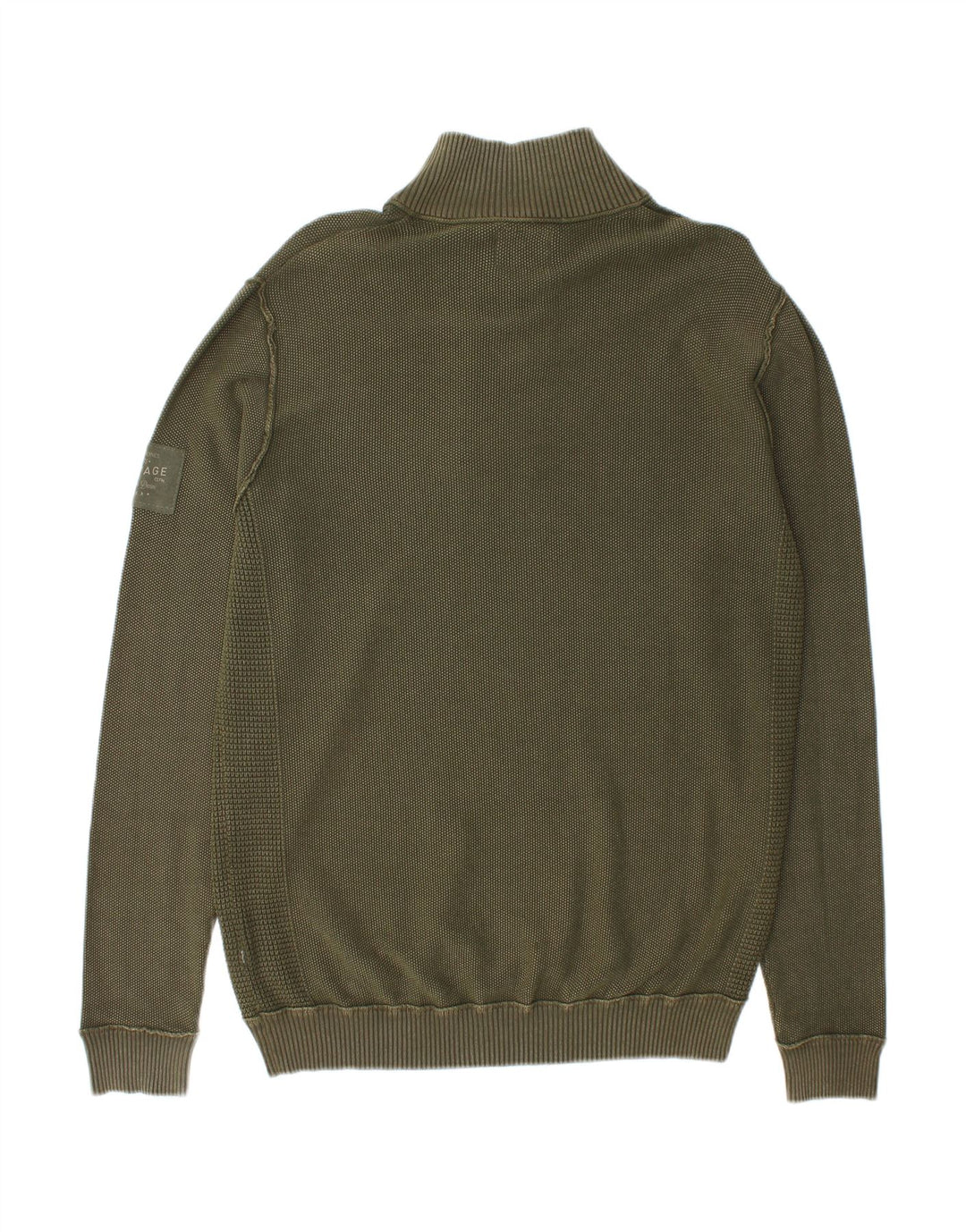 Suéter masculino JACK & JONES com gola redonda e algodão verde grande