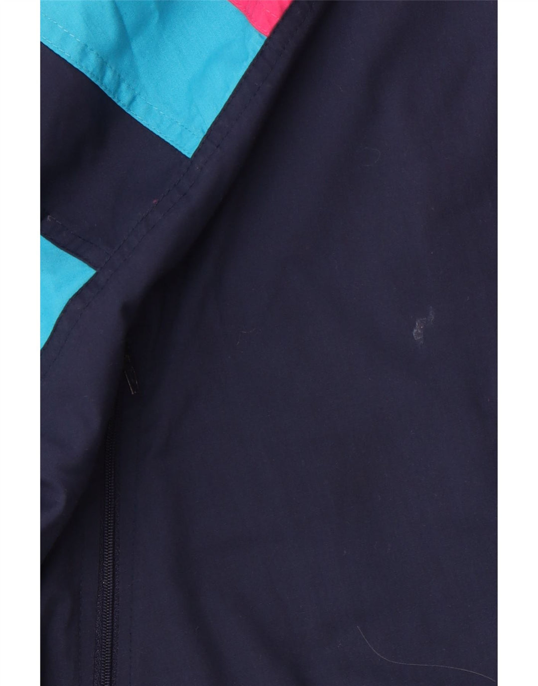 LEOPARD Mens Treino Top Jacket XL Azul Marinho Colourblock Poliéster