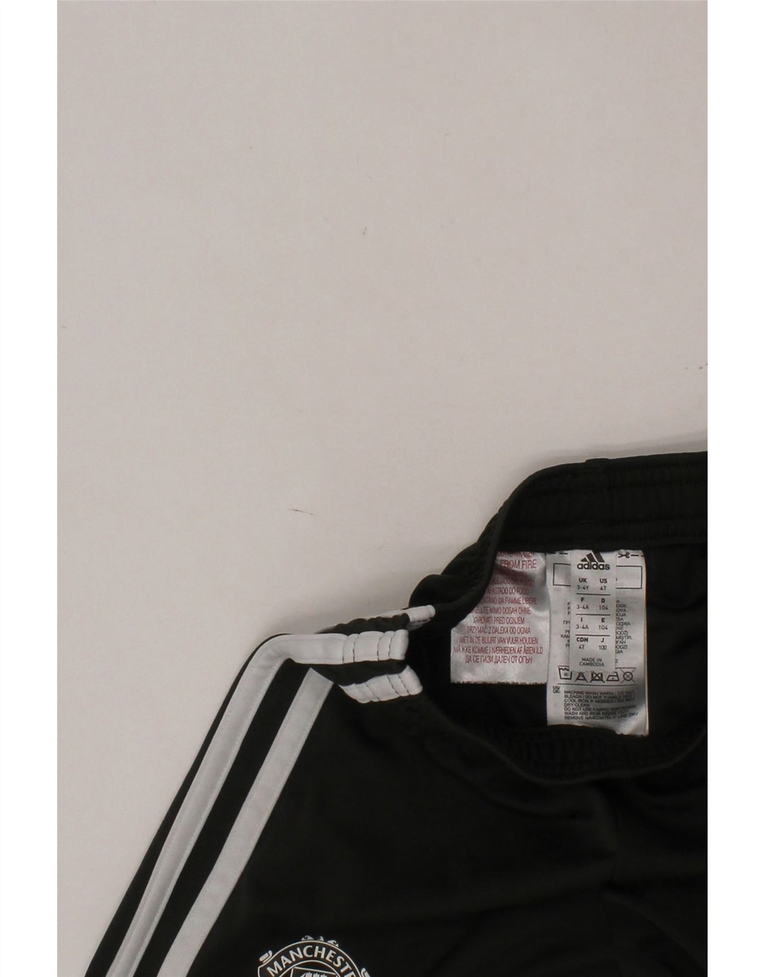 ADIDAS Menino Manchester United Sport Shorts 3-4 Anos Preto Poliéster