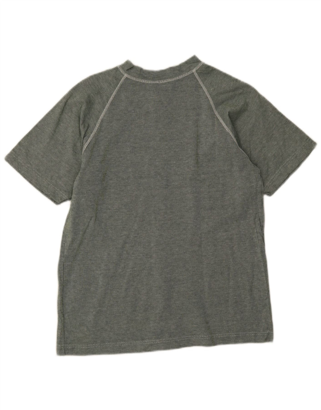 Benetton Mens Jersey Top Pequeno Risca Verde