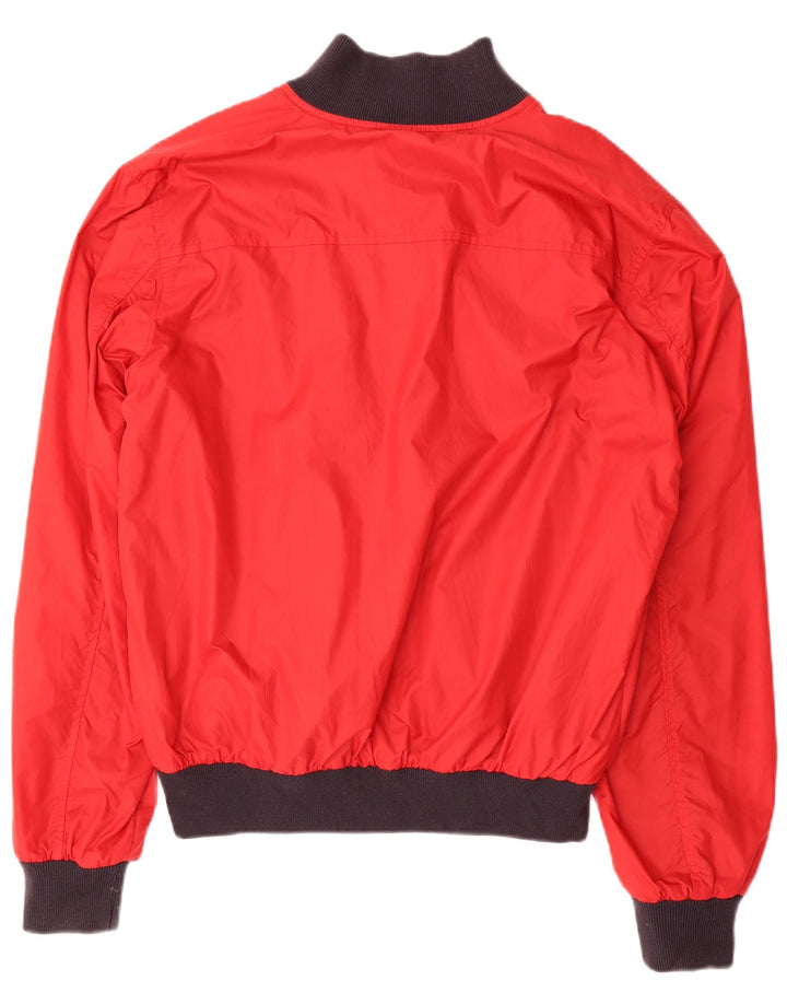 Jaqueta masculina bomber reversível WOOLRICH Reino Unido 40 grande nylon vermelho