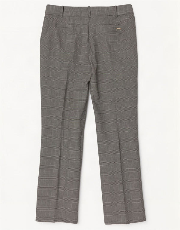 Calça Chino Feminina Tommy Hilfiger US 14 XL W36 L32 Cinza Houndstooth