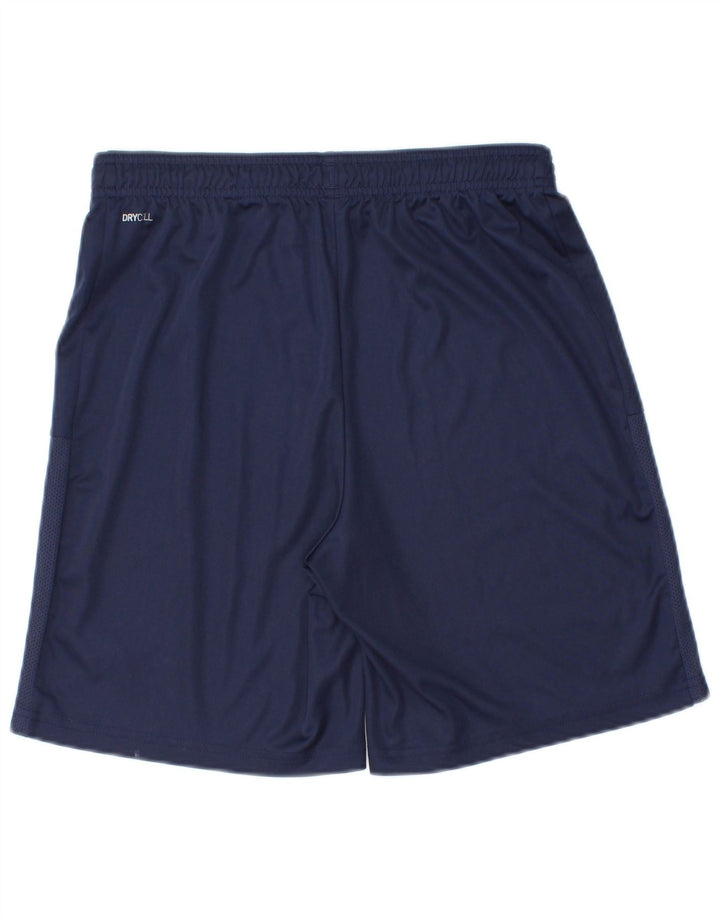 Shorts esportivos masculinos PUMA pequenos azul marinho