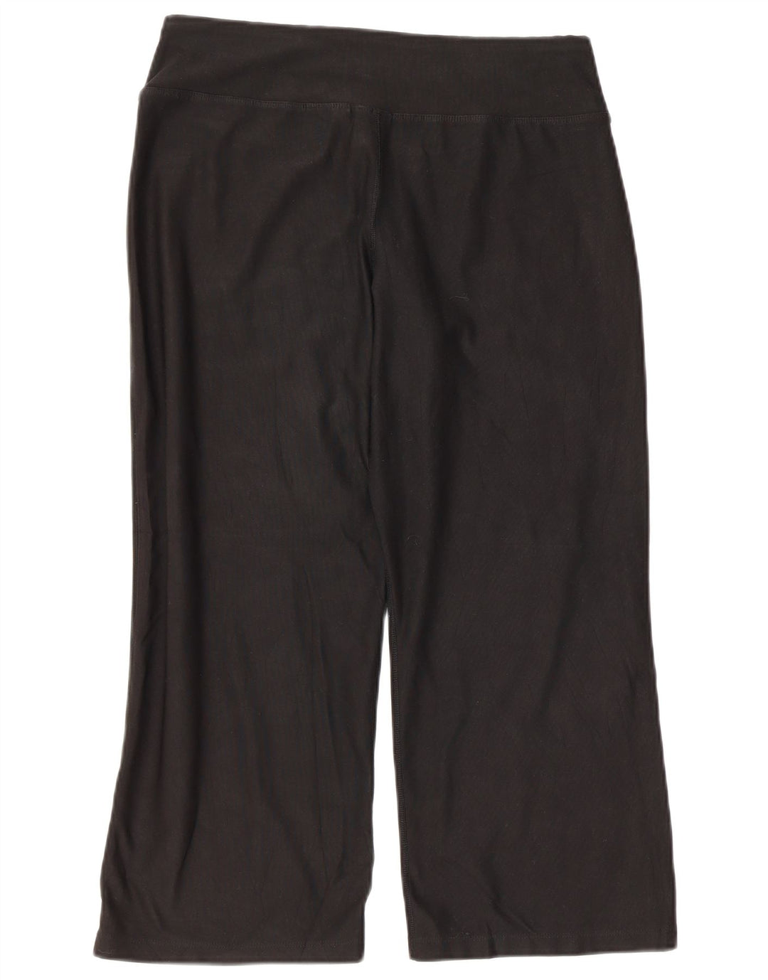 Nike Womens Capri Leggings US 8/10 Médio Preto Poliéster