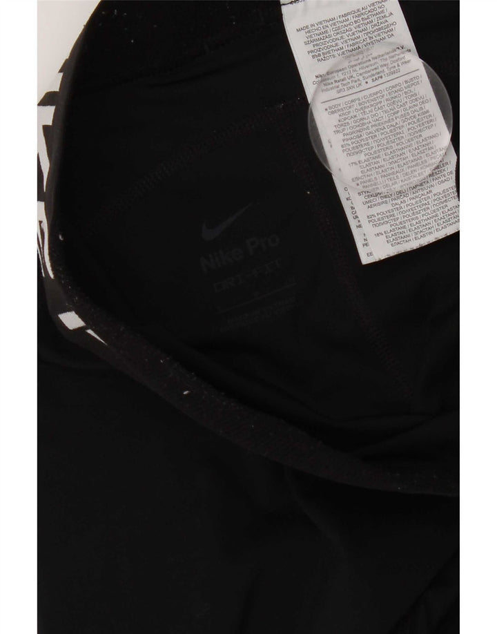 Leggings Nike Femininas Graphic Pequenas Poliéster Pretas