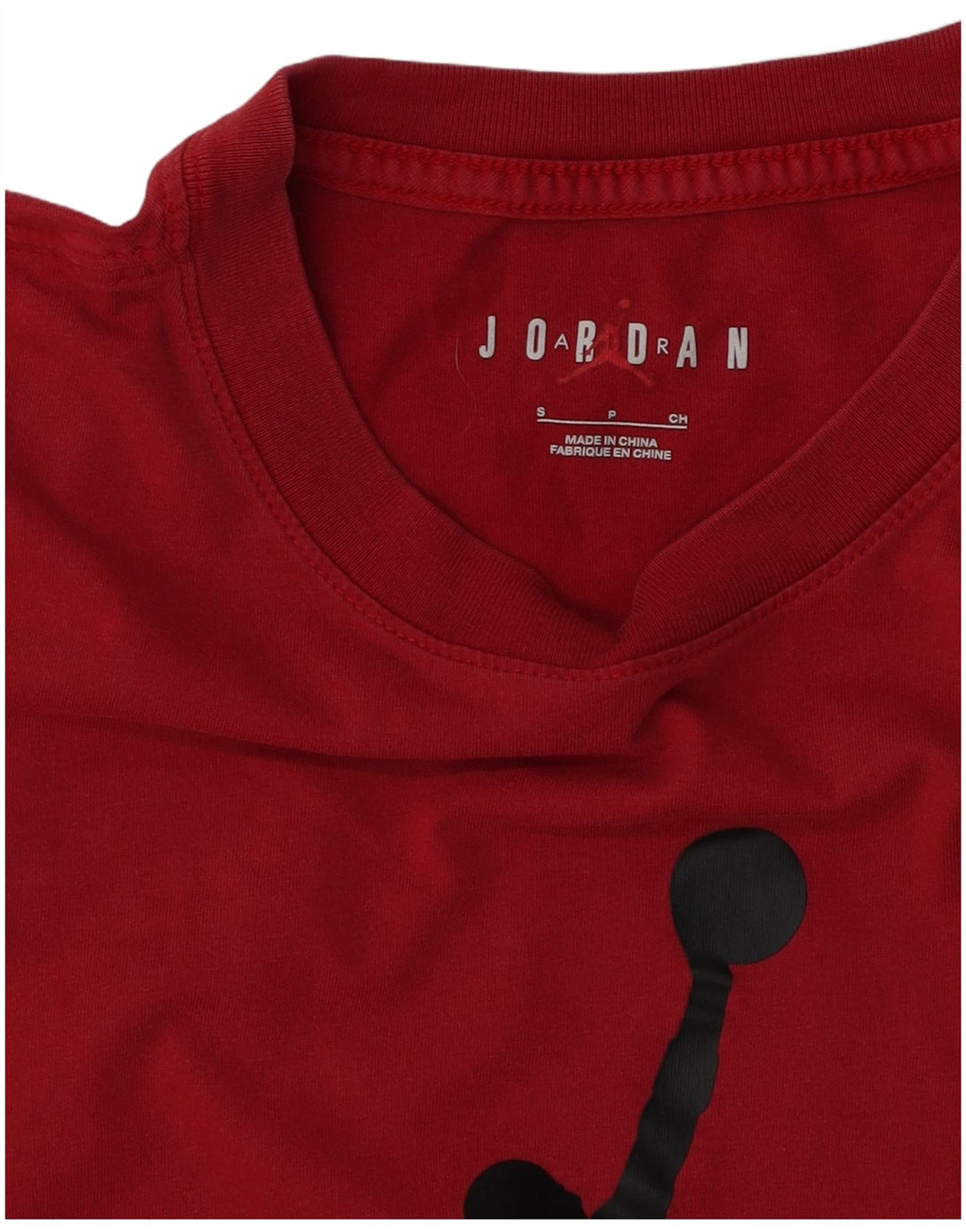 JORDAN Camiseta masculina gráfica top pequeno vermelho
