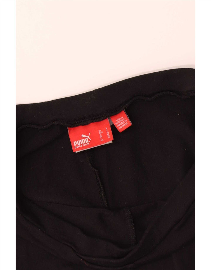 Calça de treino feminina Puma UK 10 pequena preta