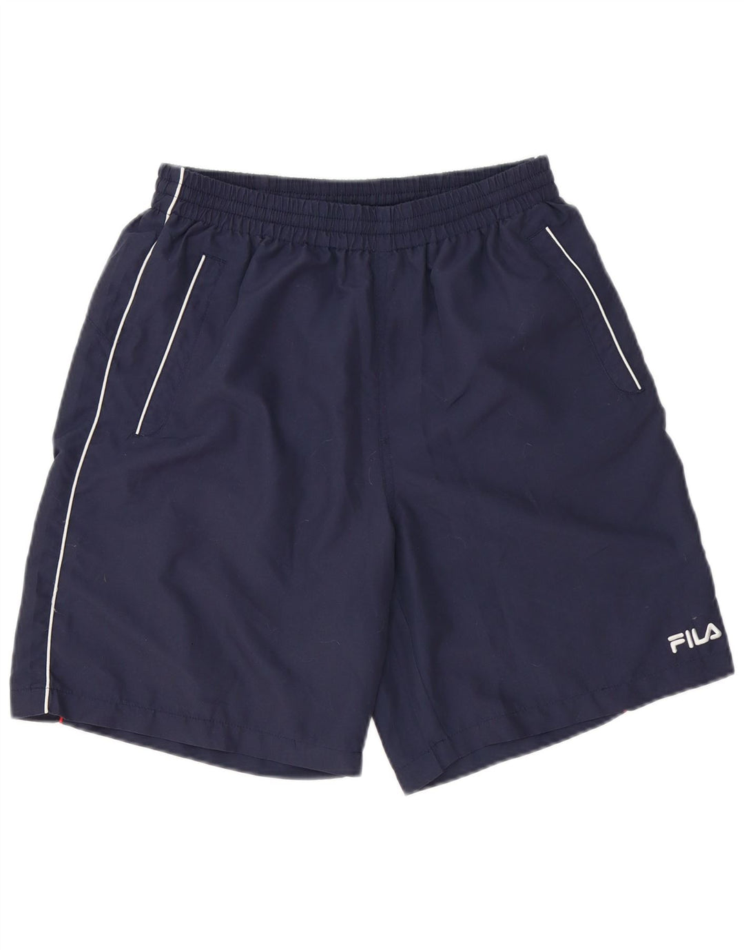 Fila Mens Sport Shorts Grande Poliéster Azul Marinho
