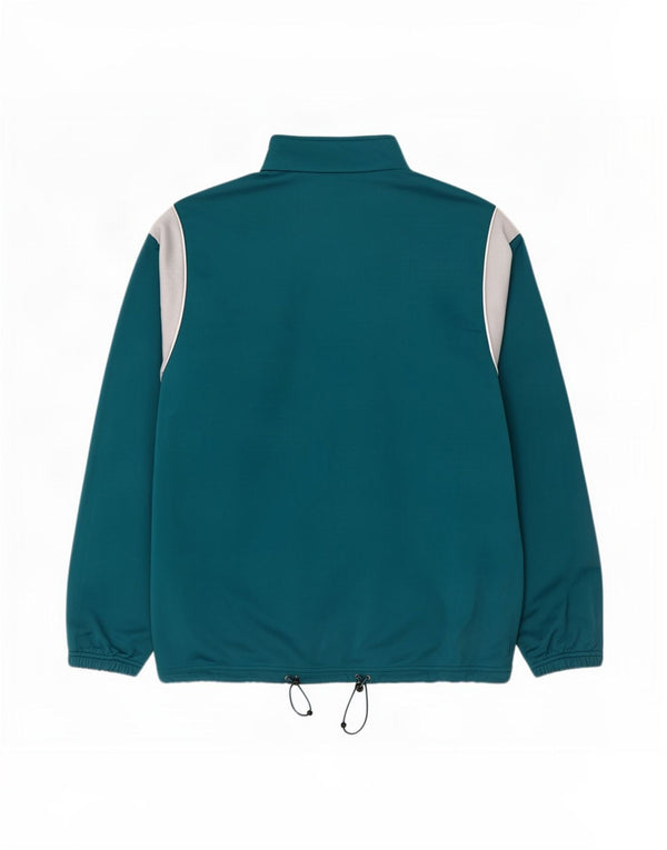 Fila Mens Tracksuit Top Jacket 2XL Turquesa Colourblock Poliéster