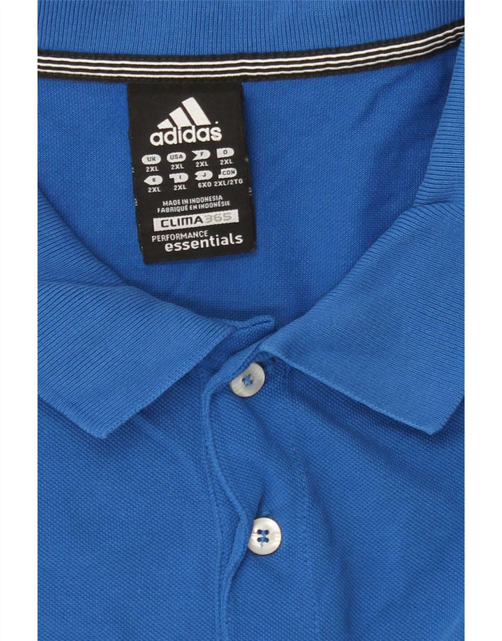 Camisa Polo Adidas Masculina Clima 365 2XL Azul