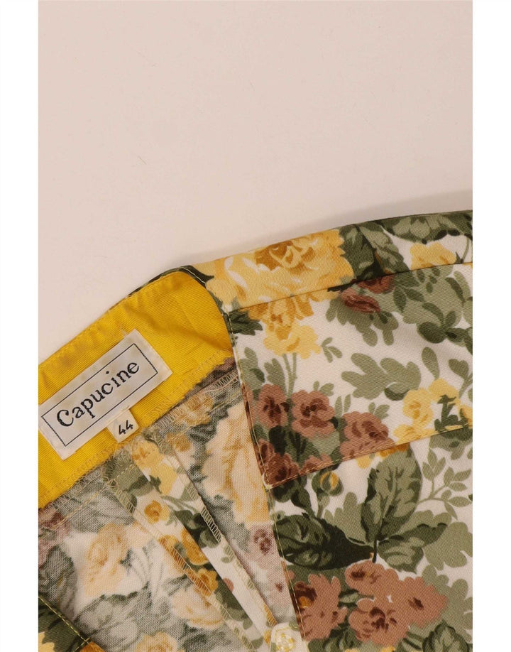 Jaqueta blazer feminina Capucine com 3 botões IT 44 médio floral multicolorido