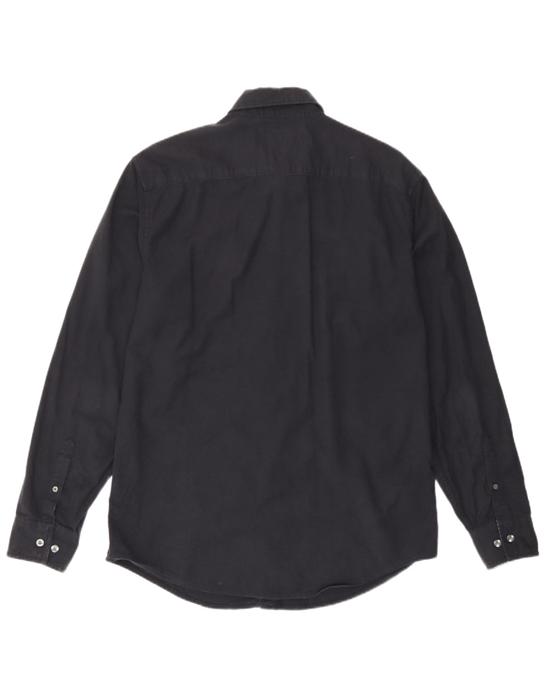 Camisa masculina Penguin de algodão preto médio