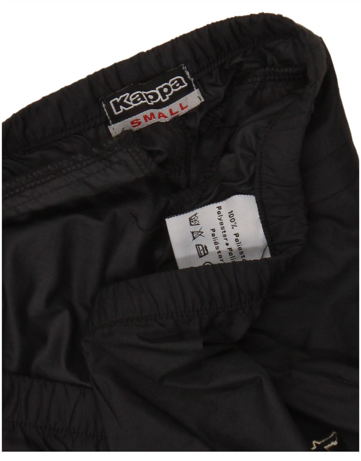 Calça de treino feminina Kappa Capri UK 10 poliéster preto pequeno