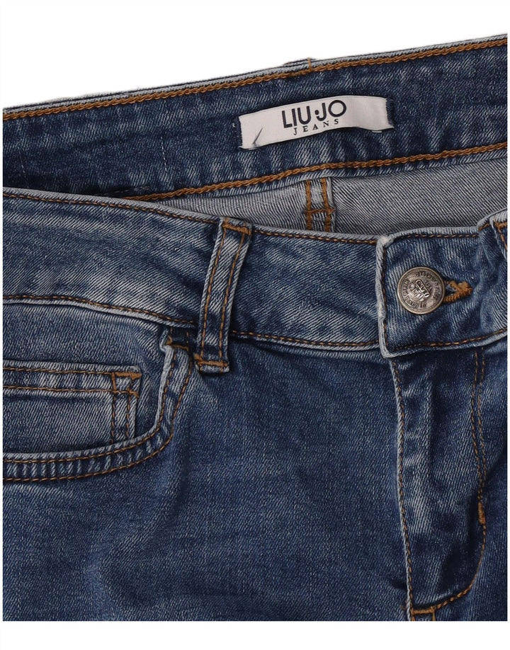 Calça jeans feminina Liu Jo W28 L25 azul