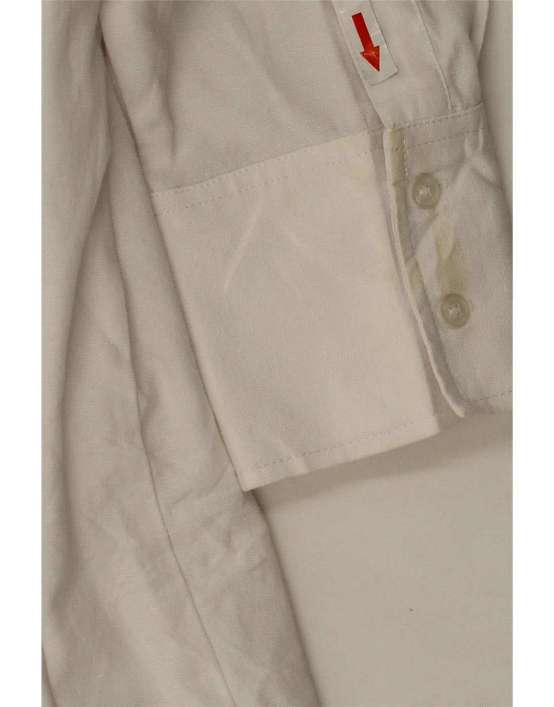 Camisa oversized feminina Zara UK 14 algodão branco médio