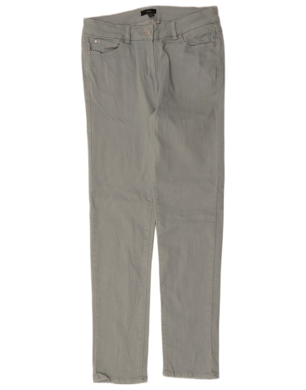 M&Co Jeans Slim Feminino UK 10 Pequeno W30 L29 Azul Algodão