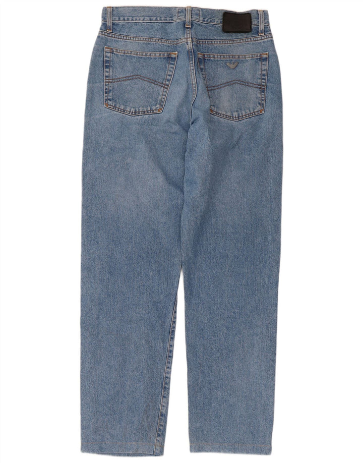 ARMANI Jeans retos femininos W34 L31 algodão azul